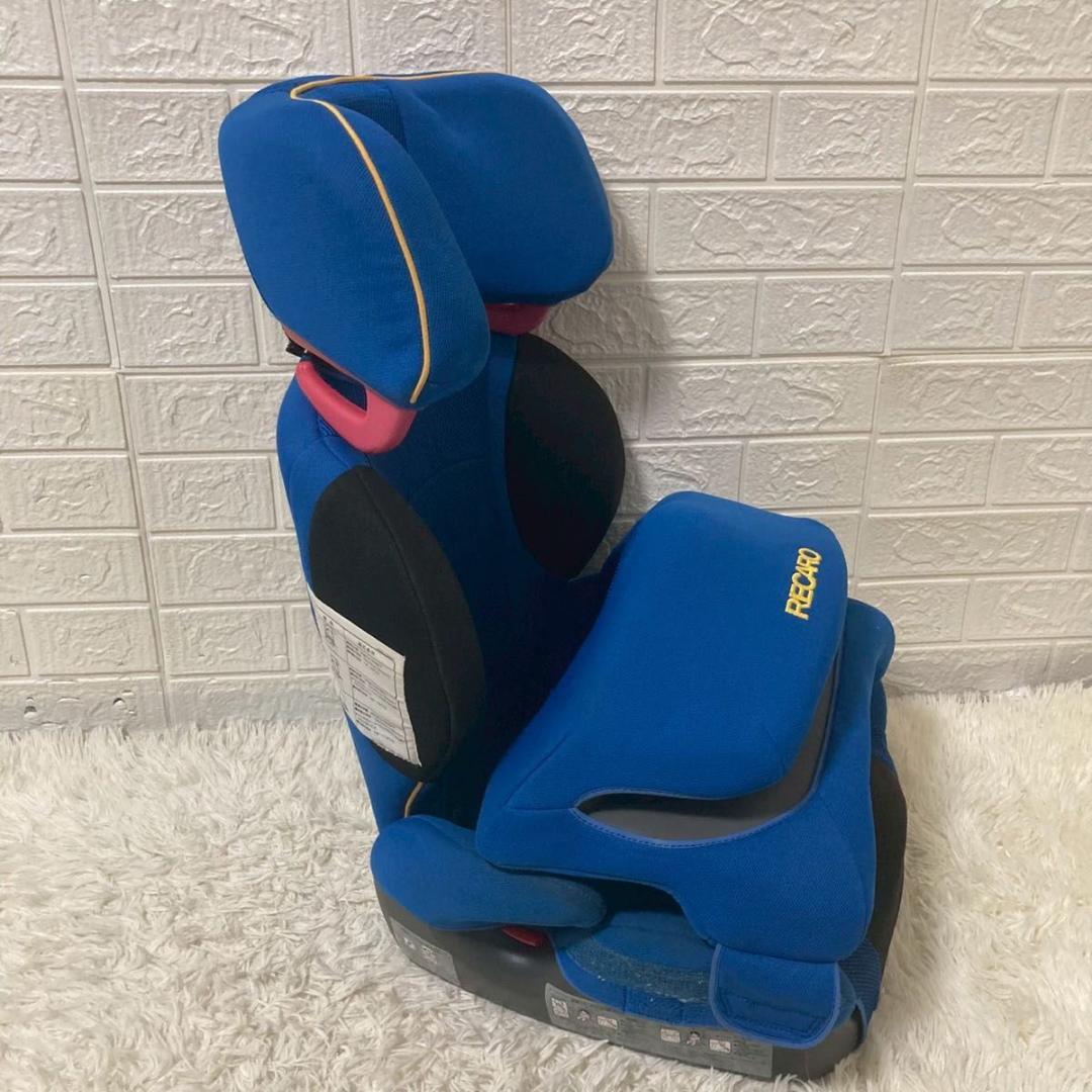 【美品】レカロ スタート アールワン ジュニアシートターマックブルー
