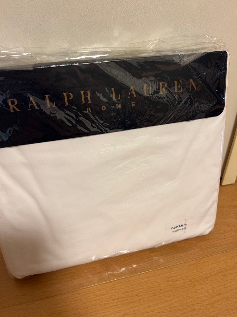 未使用品RALPH LAUREN ラルフローレンセミダブルベットスカート