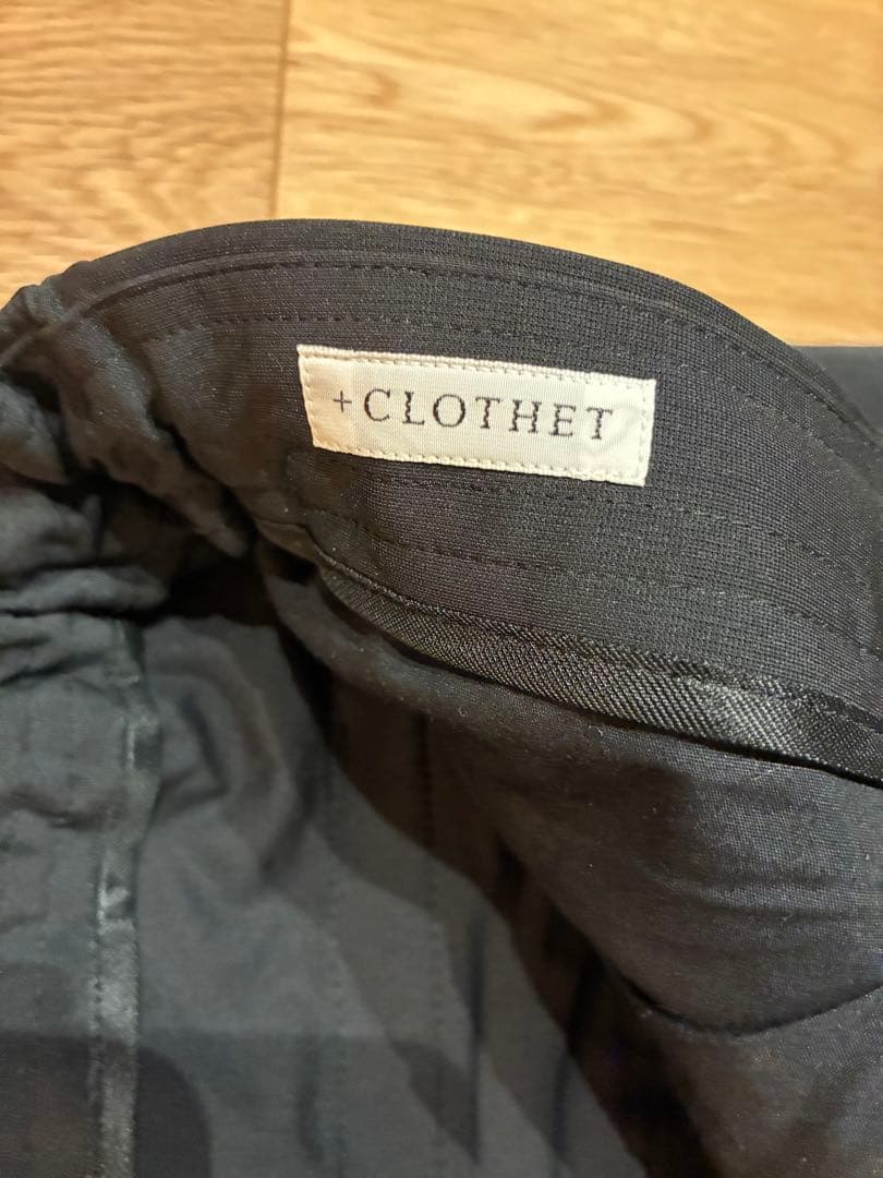 クロスクローゼット　+CLOTHET セットアップスーツ　ブラック