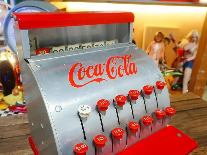 コカコーラ 本物 50s ビンテージ トイレジスター アンティーク