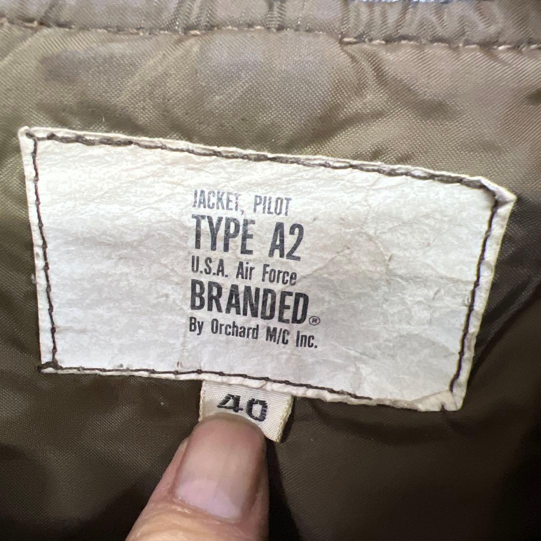 足*袋様 TYPE A2 フライトジャケット 焦茶　 40