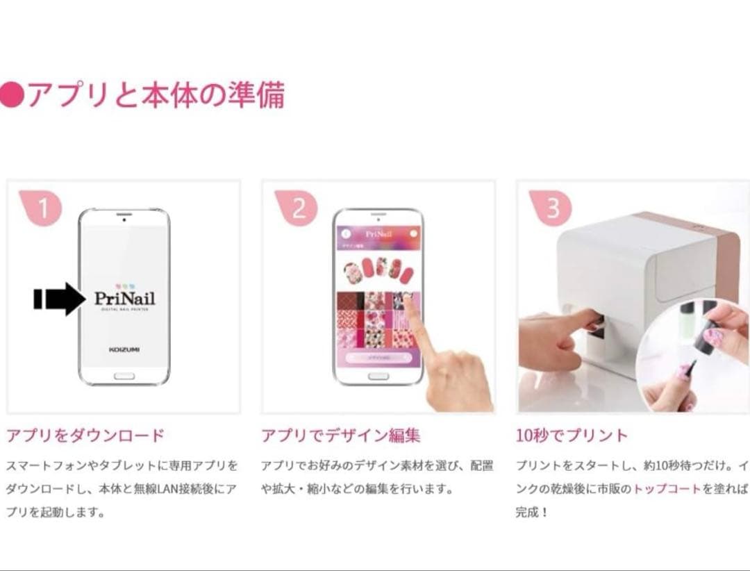 デジタルネイルプリンター PriNail(プリネイル)推し