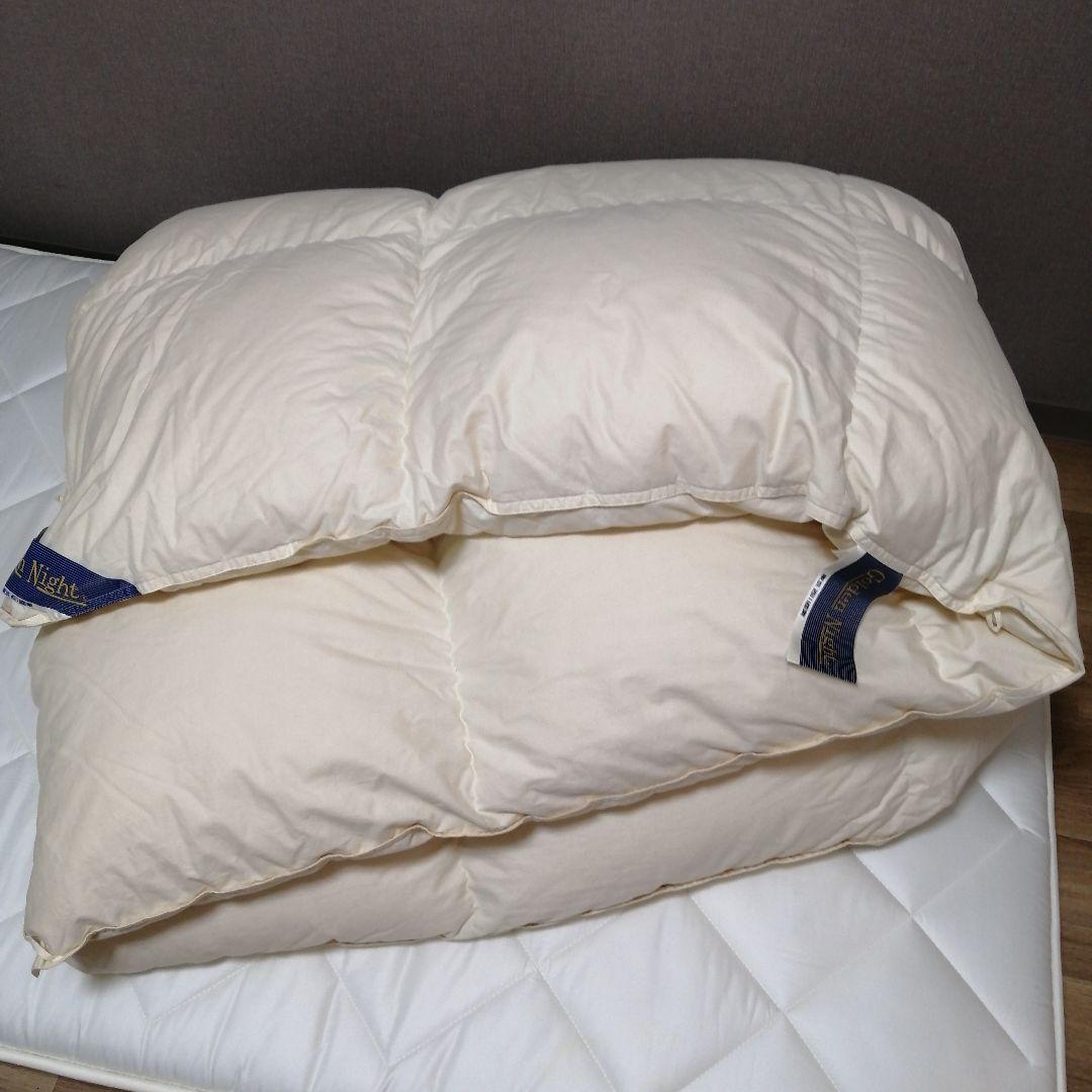 西川の羽毛布団　シングル掛布団　ダウン