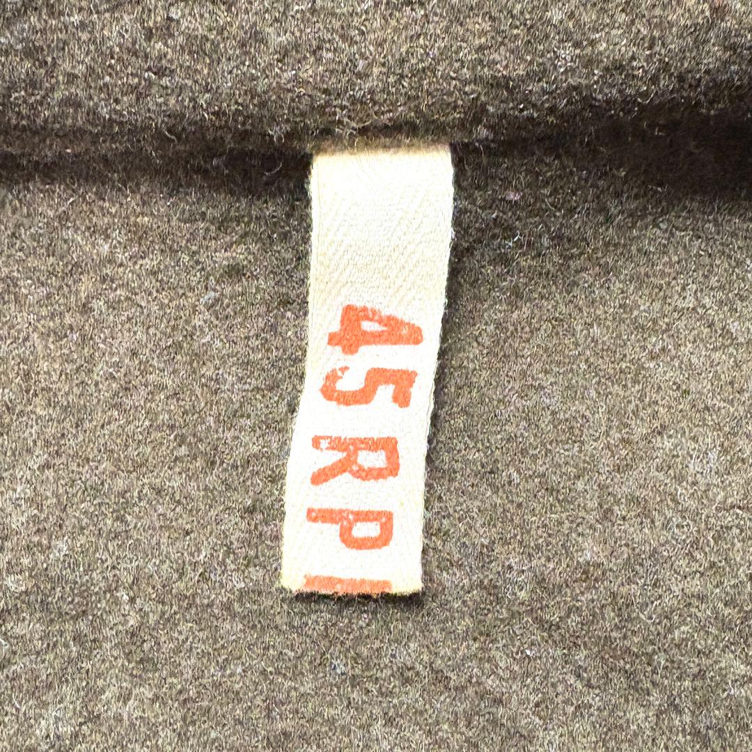 【美品】45RPM カーキ ダブルブレストコート Pコート ウール 2サイズ