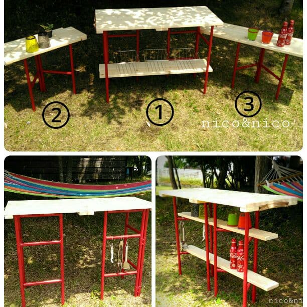 キャンプ　ラック