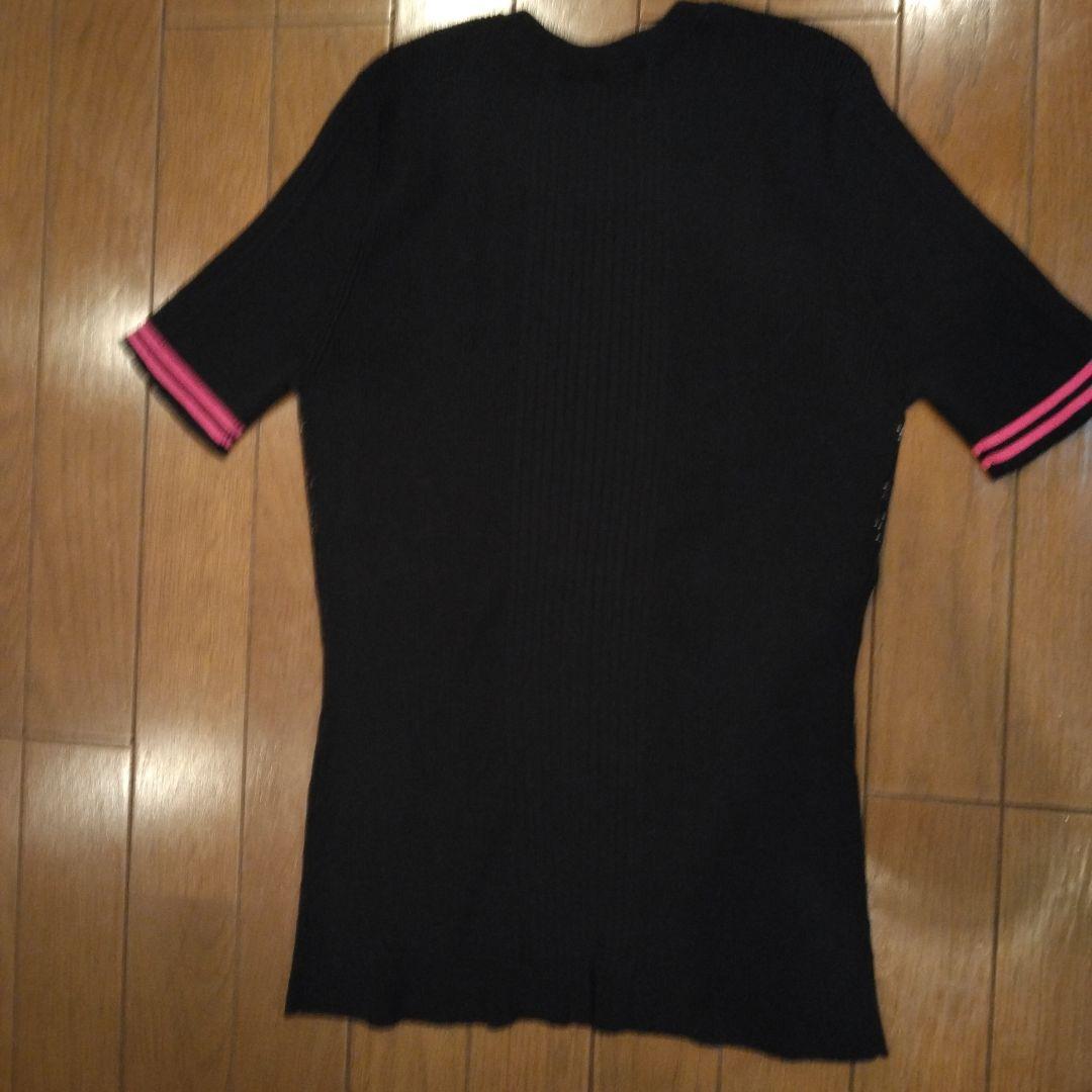 CHANEL ブラック 半袖Tシャツ 魚刺繍