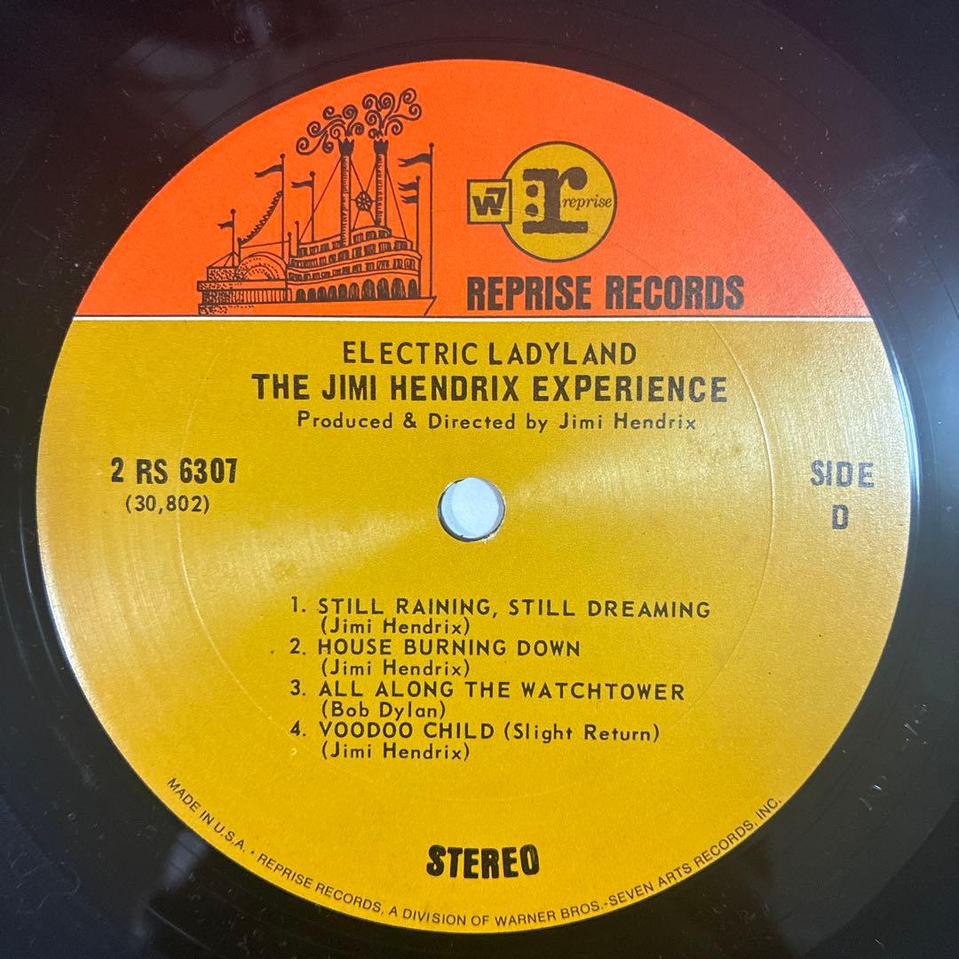 ジミヘンドリックス 名盤 レコード エレクトリックレディランド USオリジナル盤