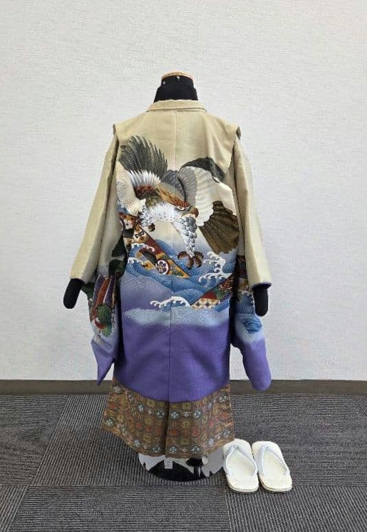 七五三 5歳 男児 着物 羽織 袴 セット 長尺