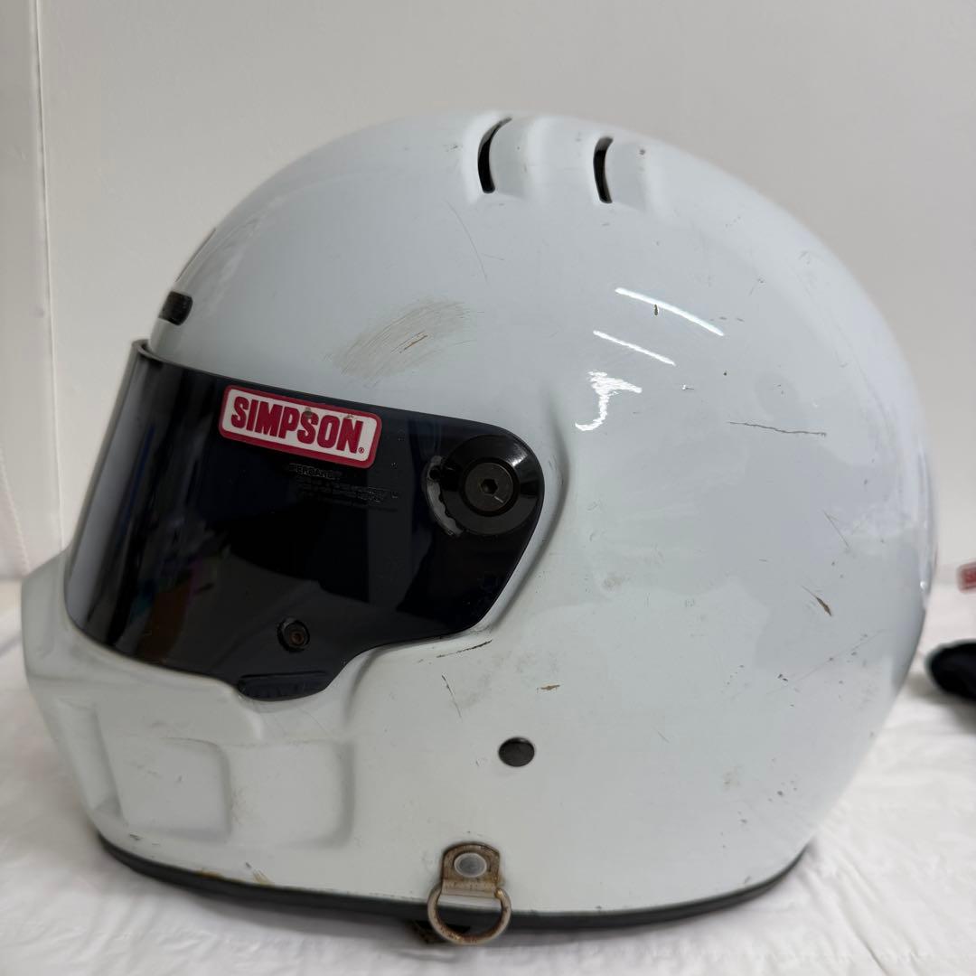 SIMPSON ヘルメット 旧モデル バンディット系 白