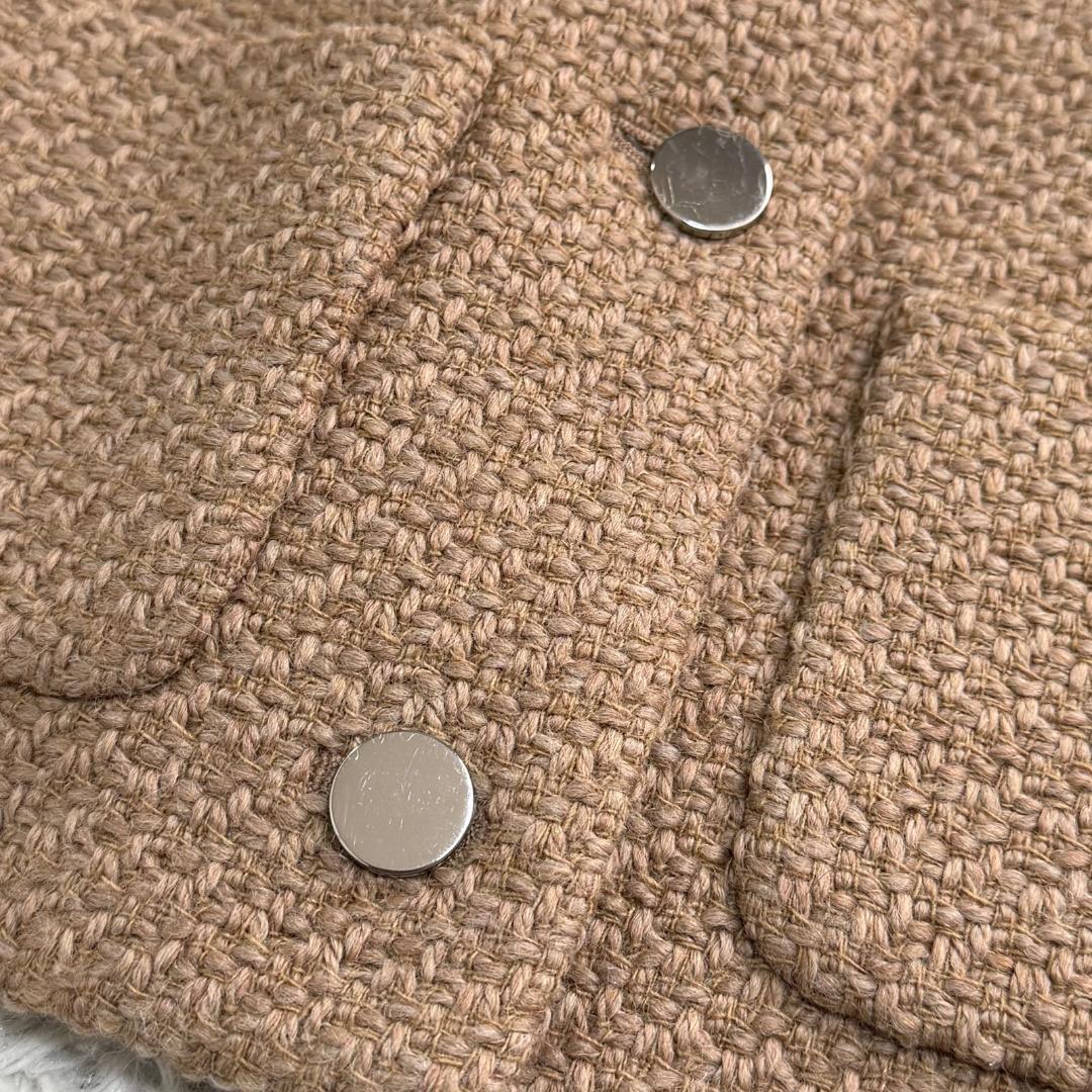 16808✨theory 23AW Holiday Tweed Crop JKT