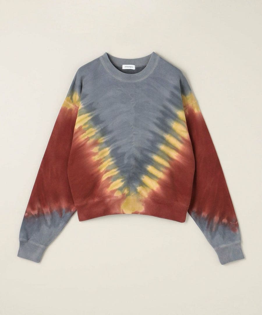 ＜ATTISESSION＞コットン タイダイ スウェット　新品未使用