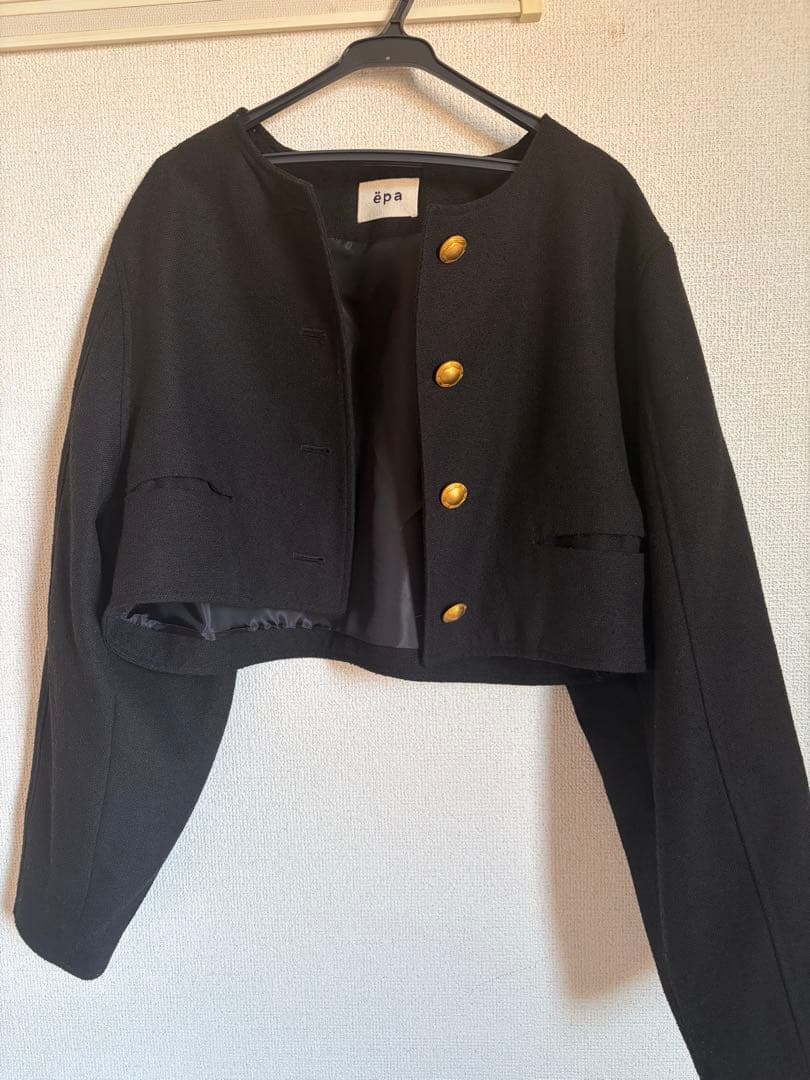 epa ツィードノーカラージャケット