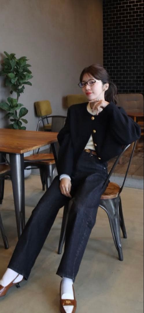 epa ツィードノーカラージャケット