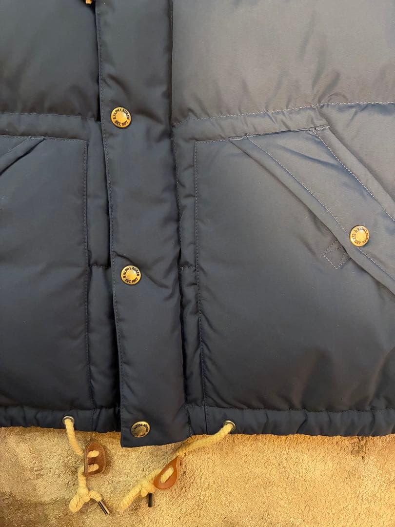Polo Ralph Lauren ネイビー ダウンベスト　M 165cm