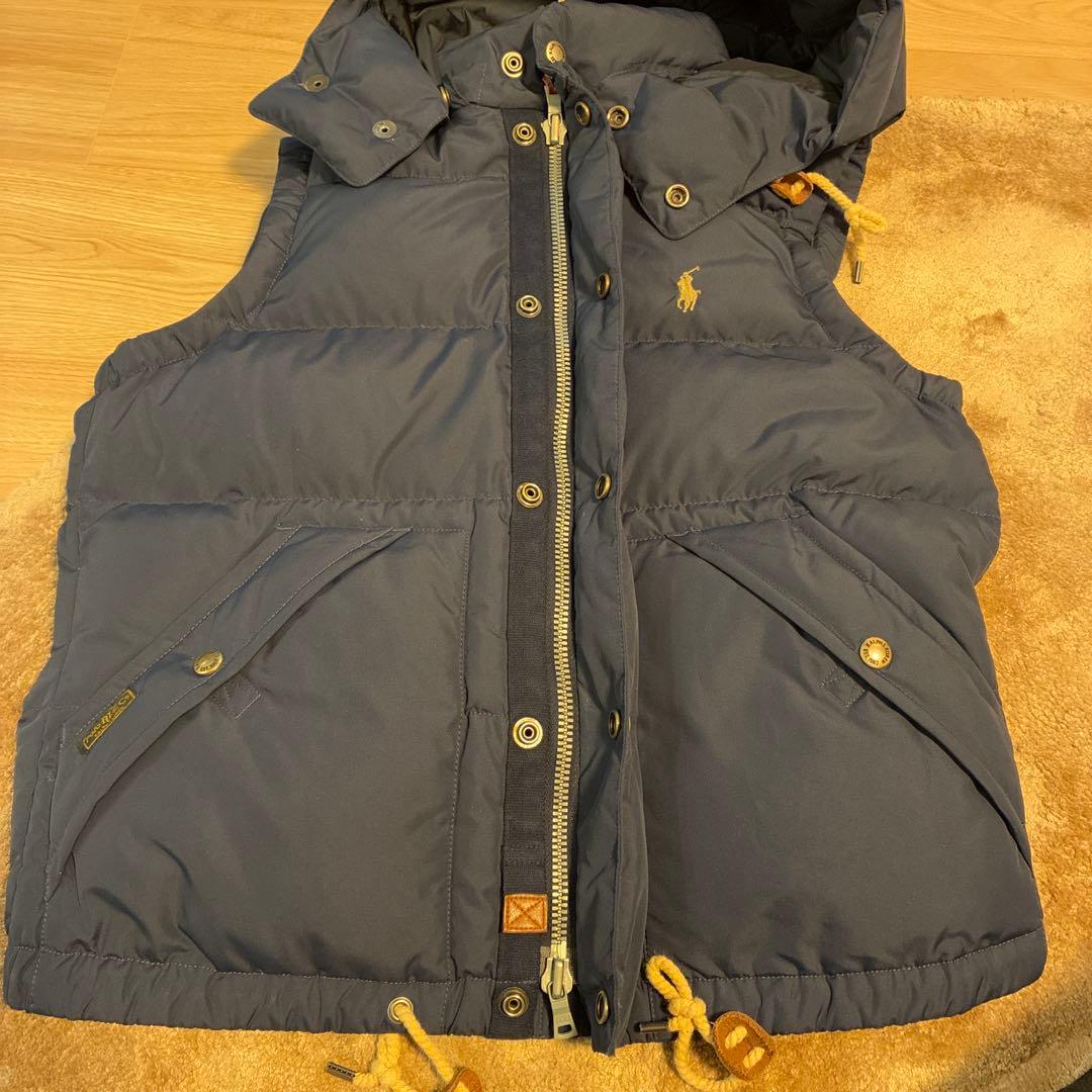 Polo Ralph Lauren ネイビー ダウンベスト　M 165cm