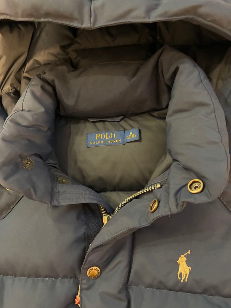 Polo Ralph Lauren ネイビー ダウンベスト　M 165cm