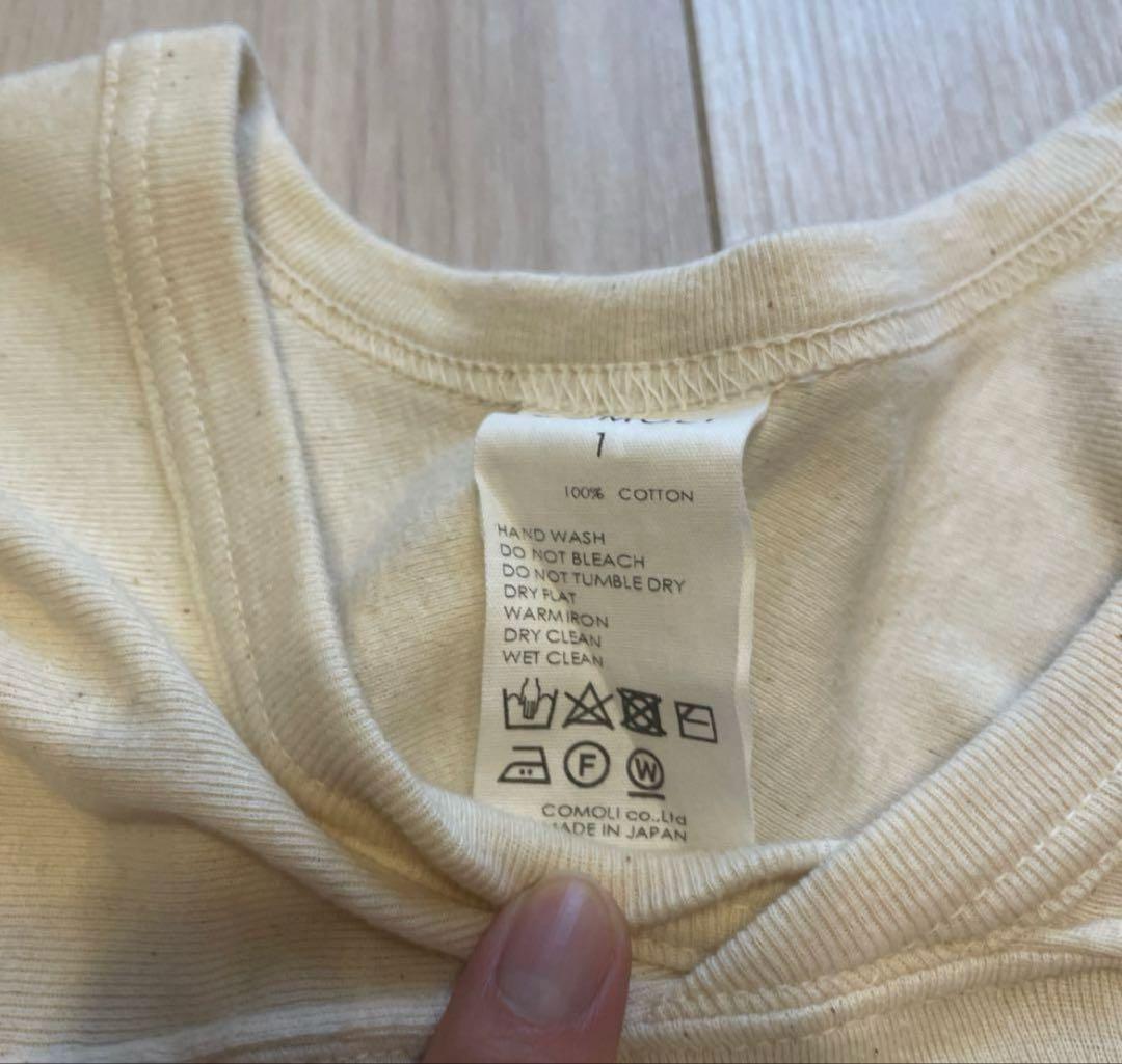 comoli コットンブライスホッケーtシャツ