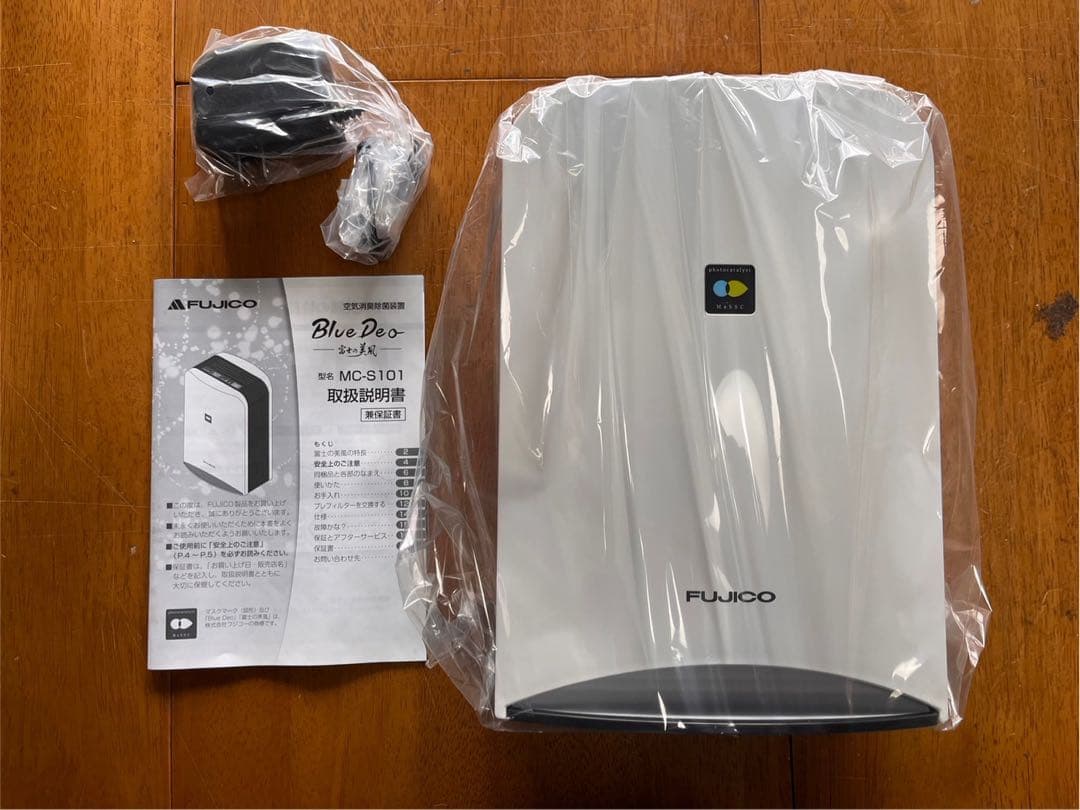 新品未使用 FUJICO ブルーデオ MC-S101 空気清浄機