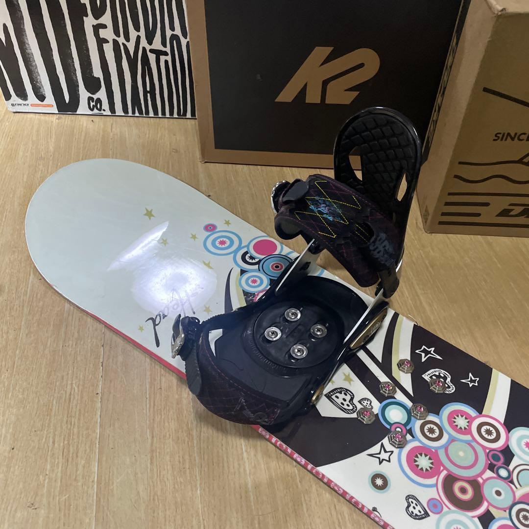 HEAD　ヘッド　バイン付スノーボードセット　142㎝　キッズお勧め◎