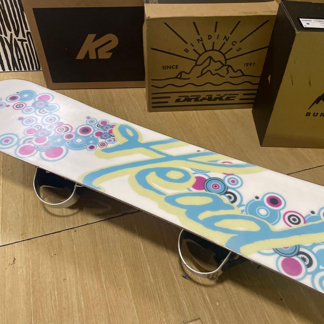 HEAD　ヘッド　バイン付スノーボードセット　142㎝　キッズお勧め◎