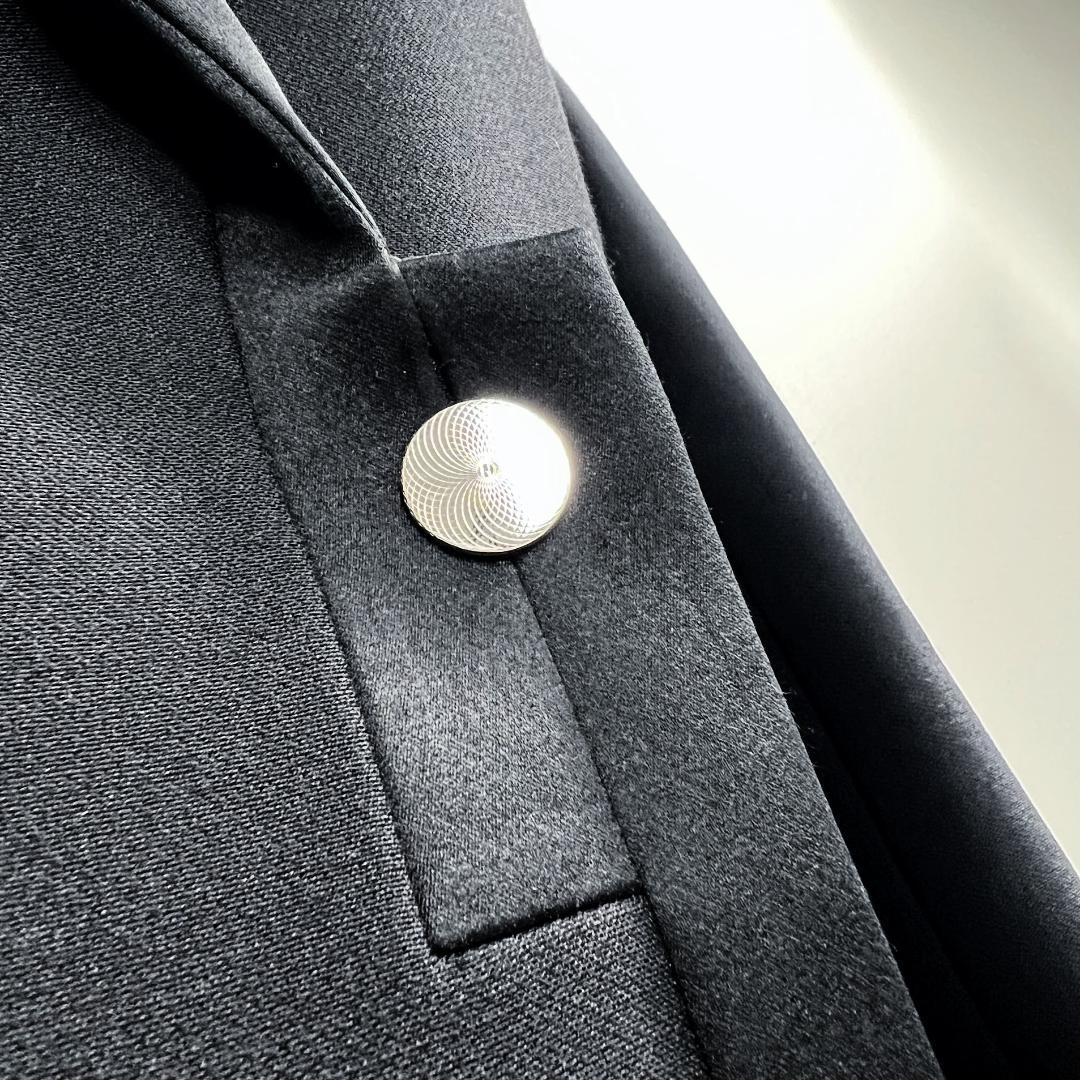 ★HERMES★新品未使用★ウールシルク★最高級フォーマル★コート