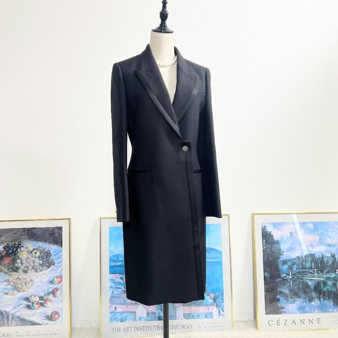 ★HERMES★新品未使用★ウールシルク★最高級フォーマル★コート