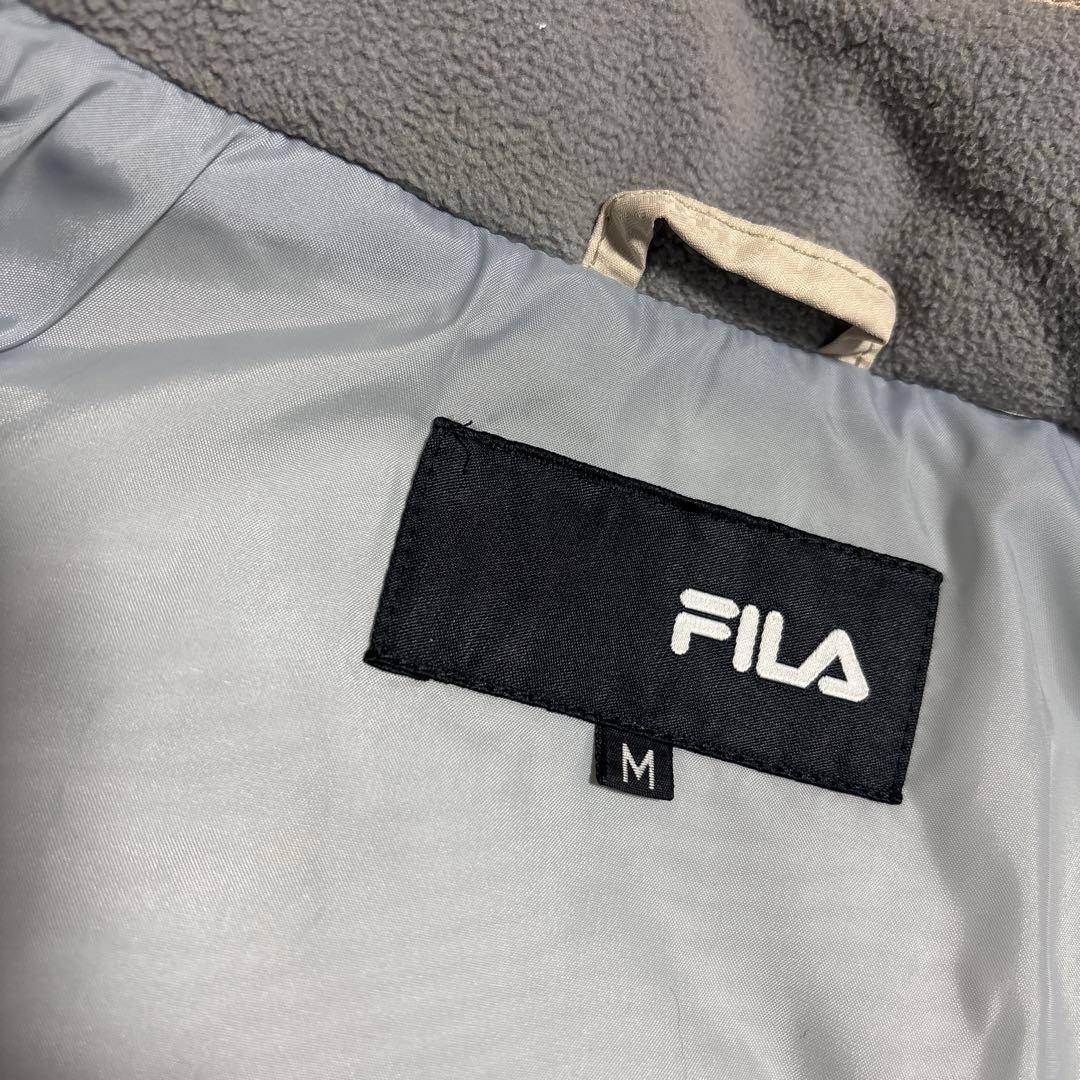 【一度着用】FILA スノーボード　スキーウェア　ファー　チケットケース