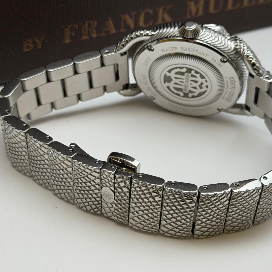 【極美品】ロベルトカヴァリ　1L072 シェル　レディース　クォーツ　箱説保