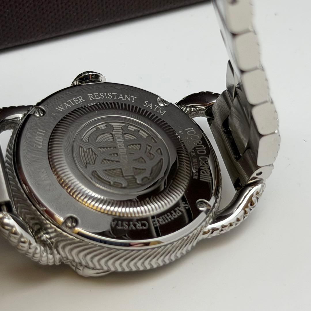 【極美品】ロベルトカヴァリ　1L072 シェル　レディース　クォーツ　箱説保