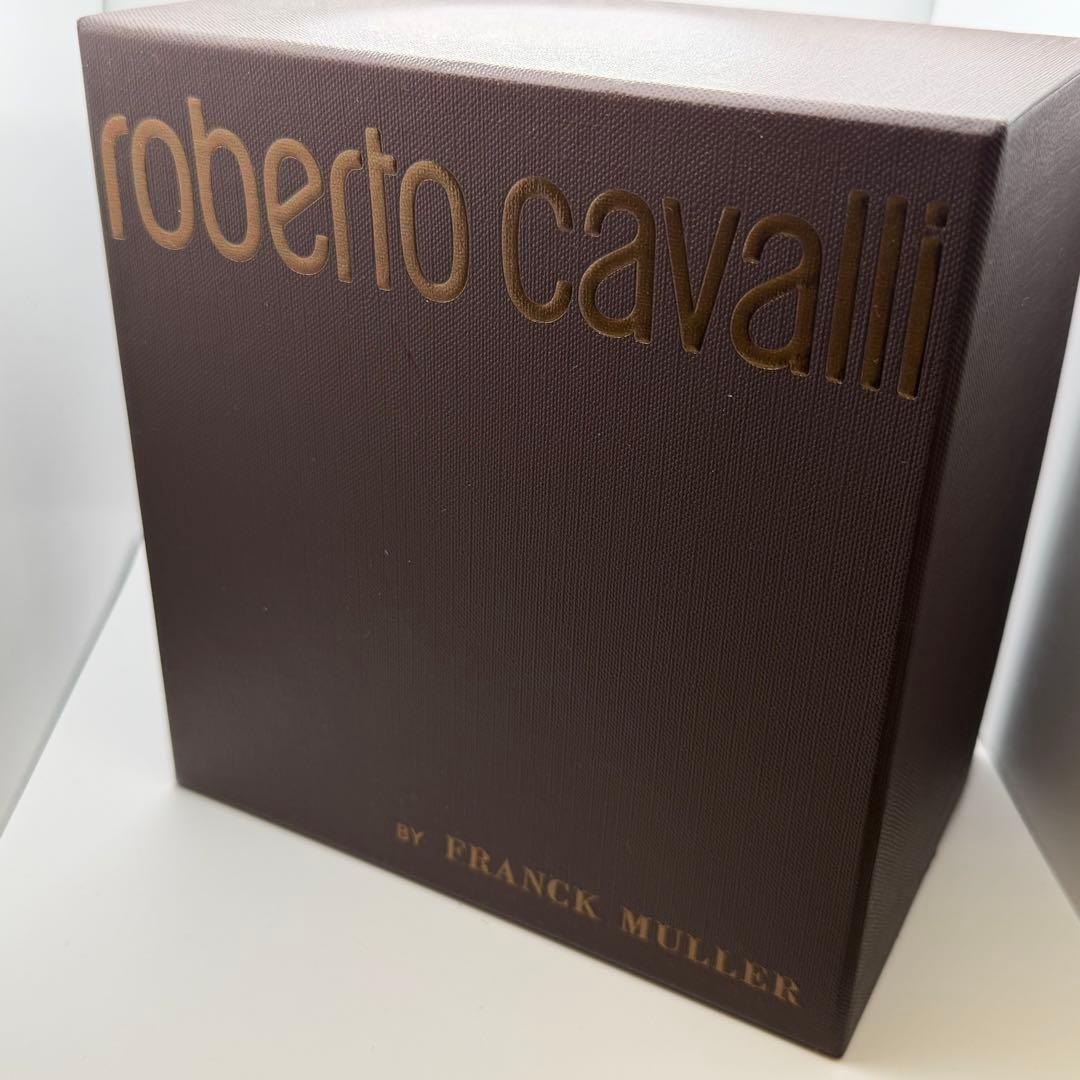 【極美品】ロベルトカヴァリ　1L072 シェル　レディース　クォーツ　箱説保