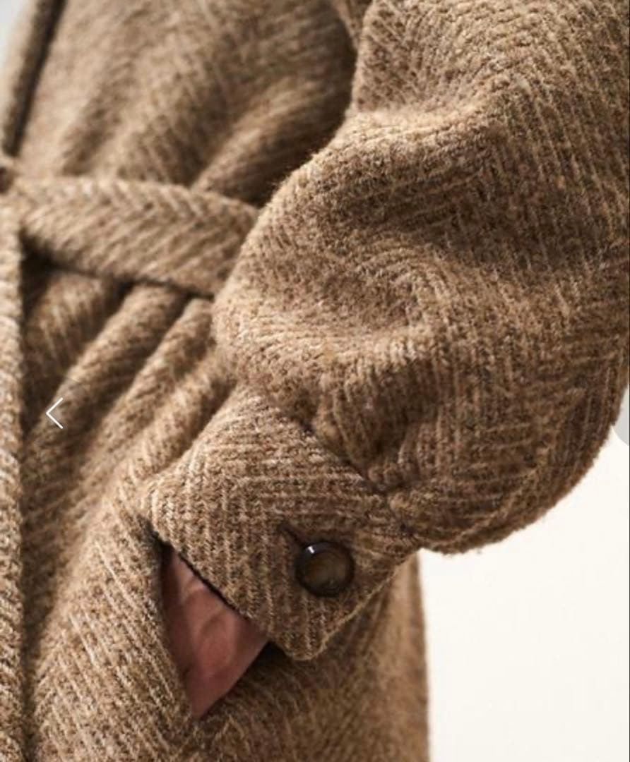 美品☆Steven Alan ヘリンボーン　ジャガード ロングコート　6.3万