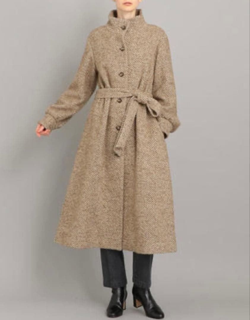 美品☆Steven Alan ヘリンボーン　ジャガード ロングコート　6.3万