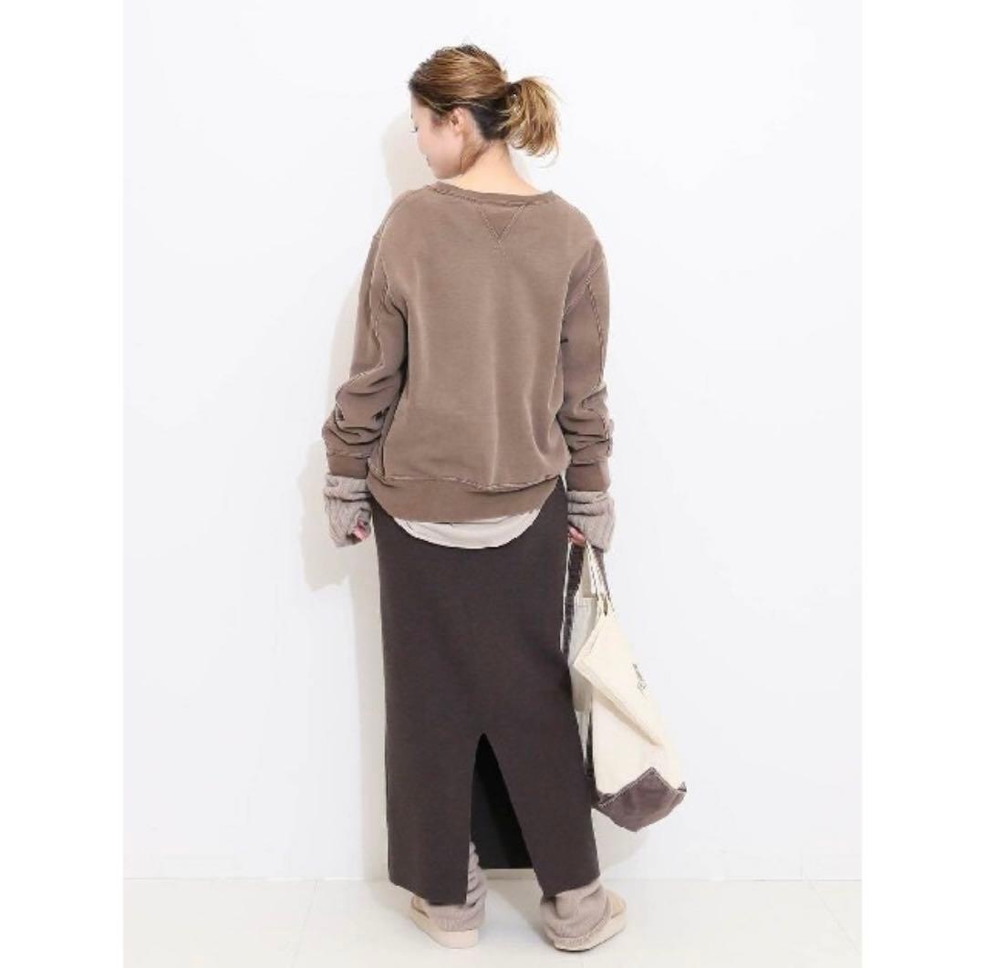 ドゥーズィエムクラス　ヴィンテージ加工スウェット