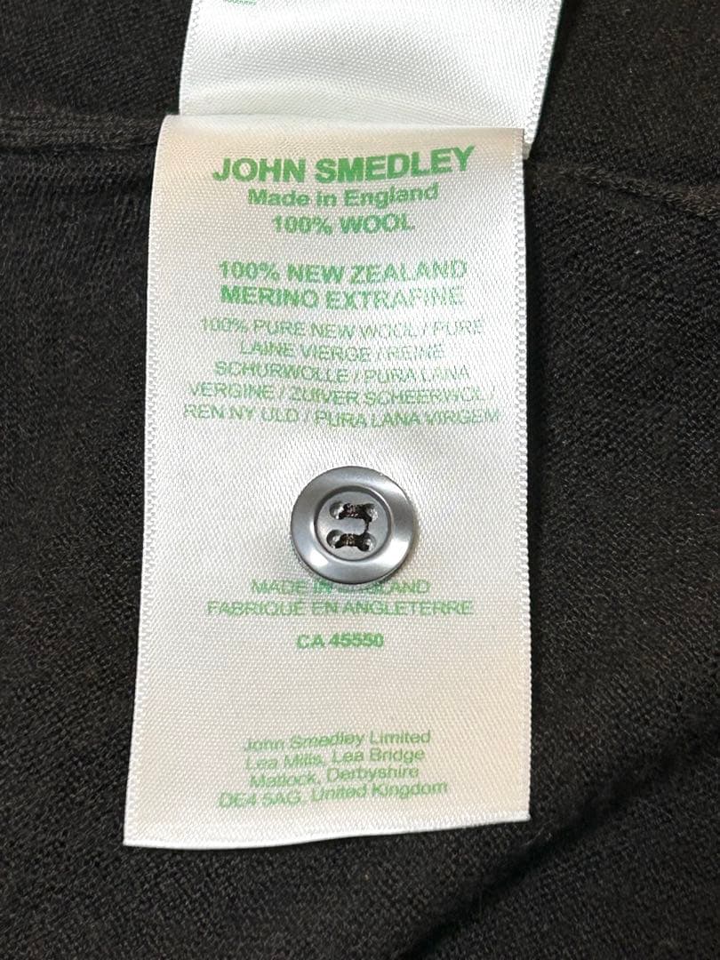 美品❗️ JOHN SMEDLEY ジョンスメドレー ニットポロシャツ ブラウン