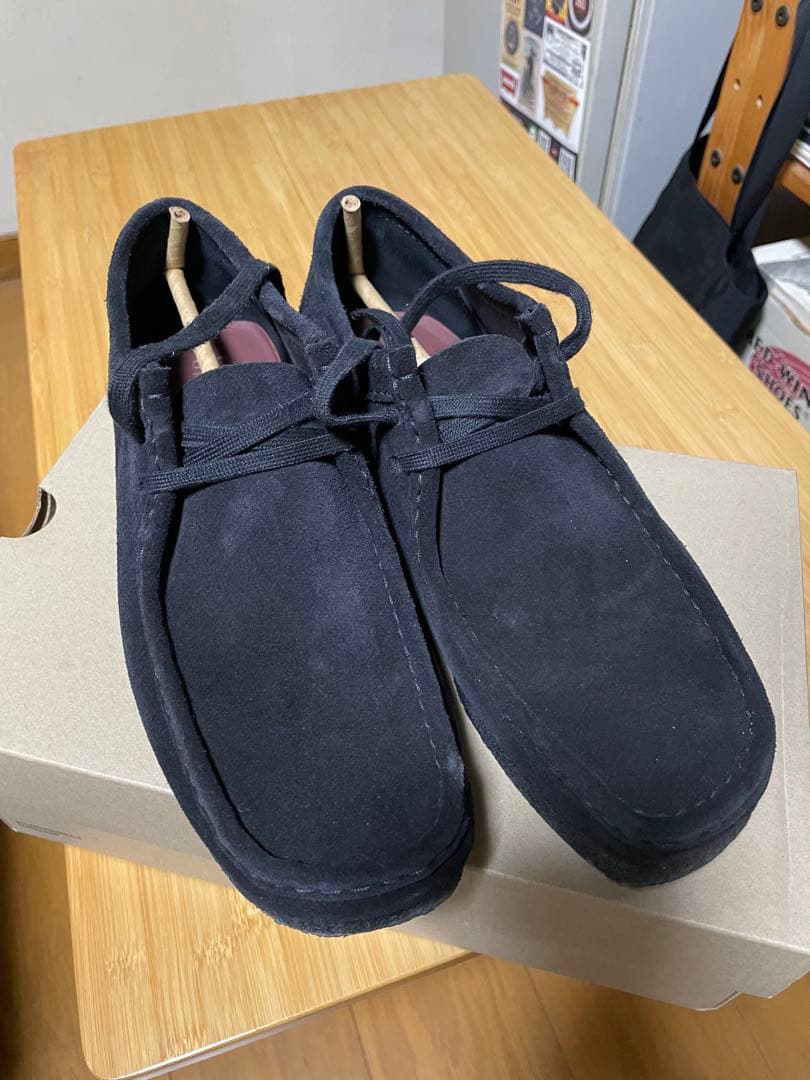 Clarks ワラビー　ブラック uk7 25センチ