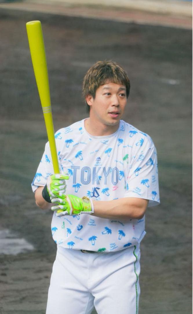 【新品】東京ヤクルトスワローズ　2025プロコレキャンプTシャツ 1 山田哲人