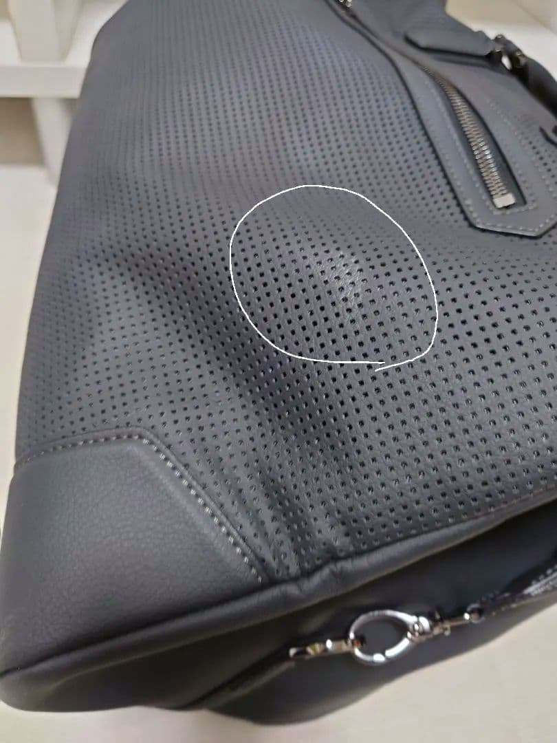 未使用級✨LEXUS レクサス パンチングレザー 2way ボストンバッグ