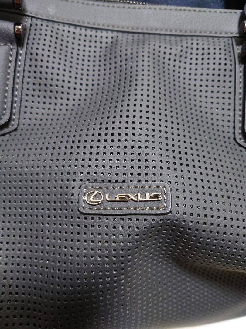 未使用級✨LEXUS レクサス パンチングレザー 2way ボストンバッグ