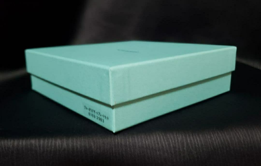 新品△　ティファニー『ブルーリボン』デザートプレート・14cm○ペアセット