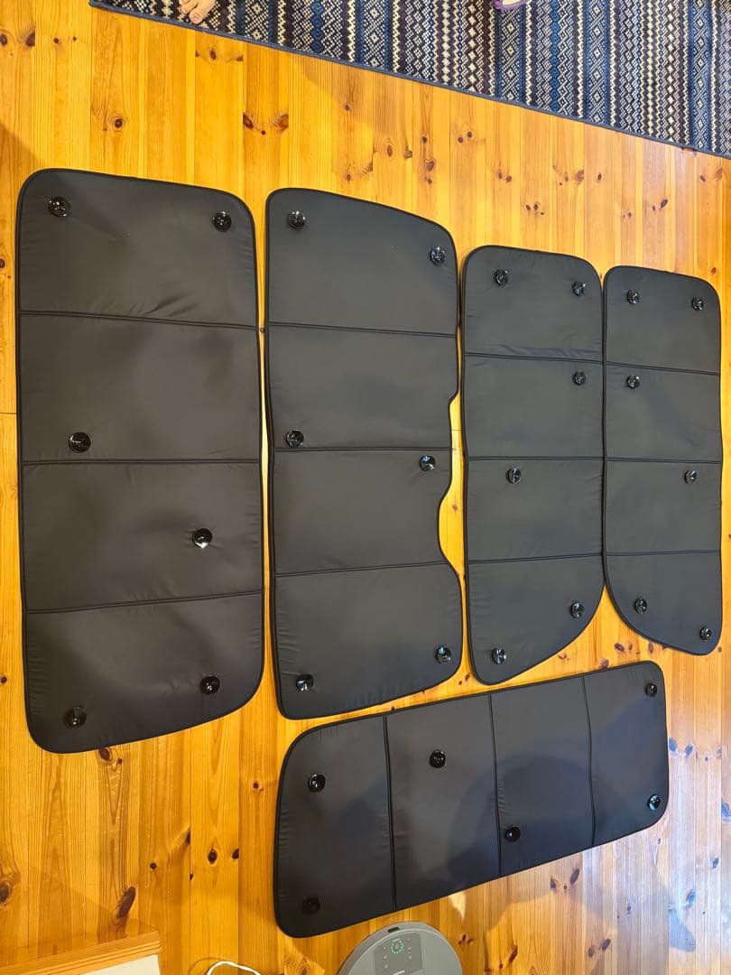 趣味職人トヨタ ハイエースナロー電動スライドドア専用 サンシェード 5枚セット