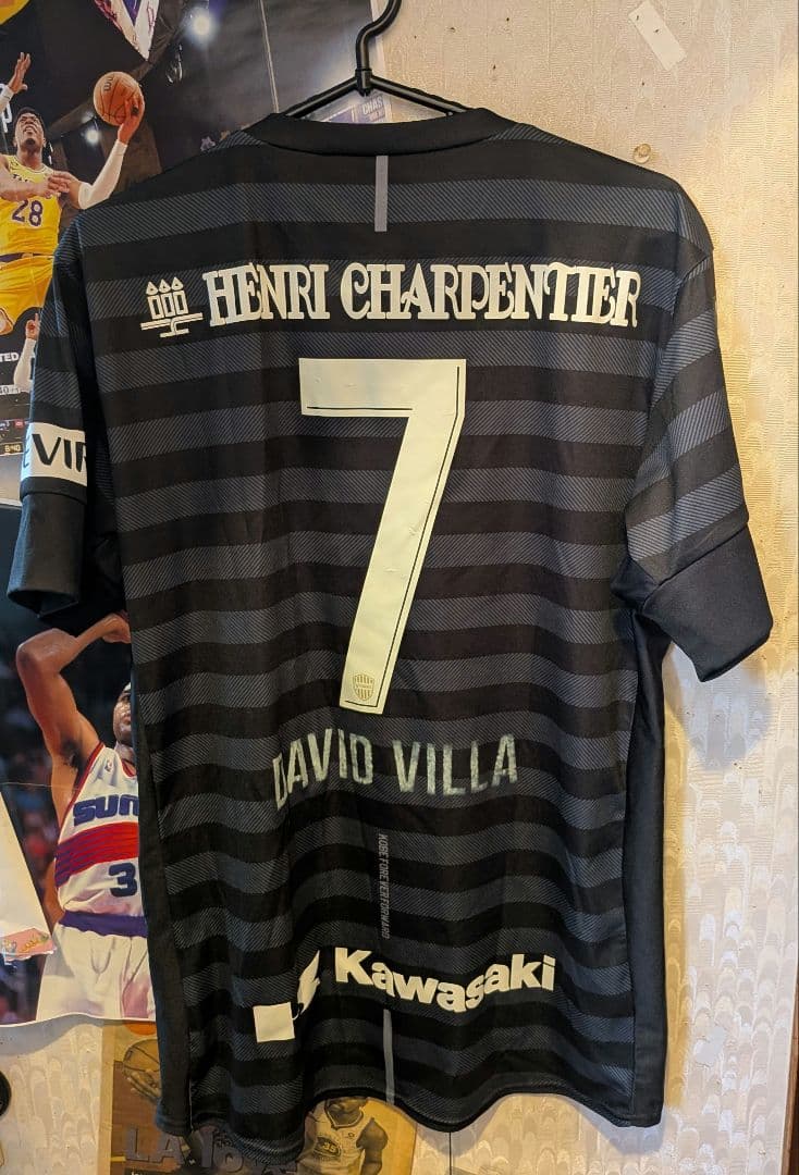 ヴィッセル神戸 2019サードユニフォーム ダビド・ビジャとイニエスタTシャツ