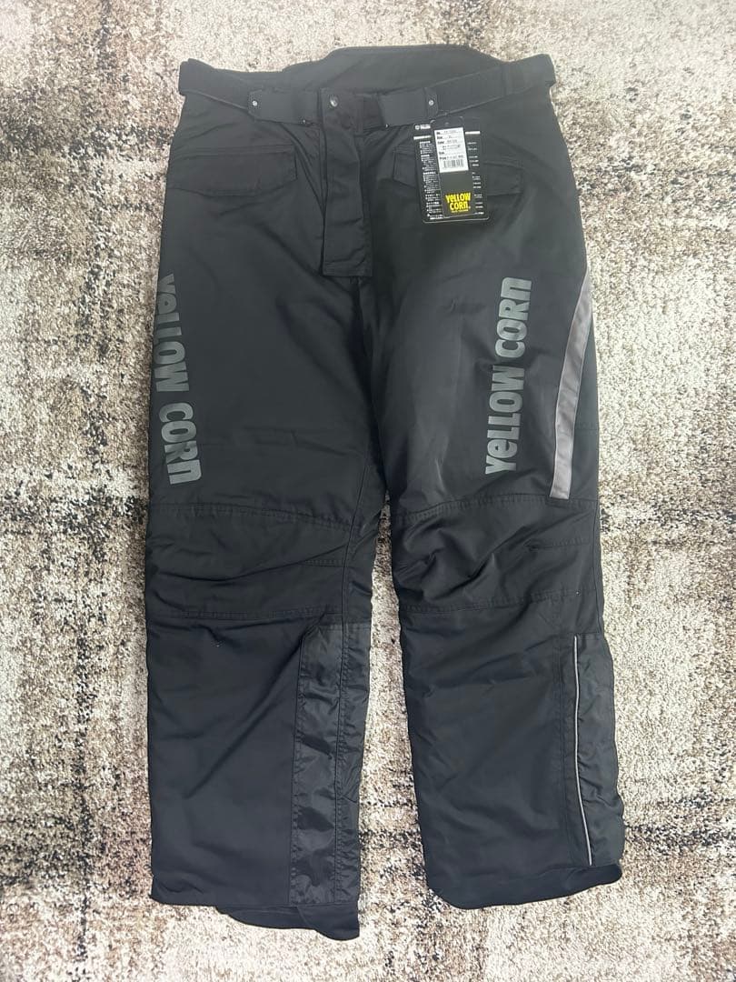 YeLLOW CORN 防寒オーバーパンツブラック(3Lサイズ)