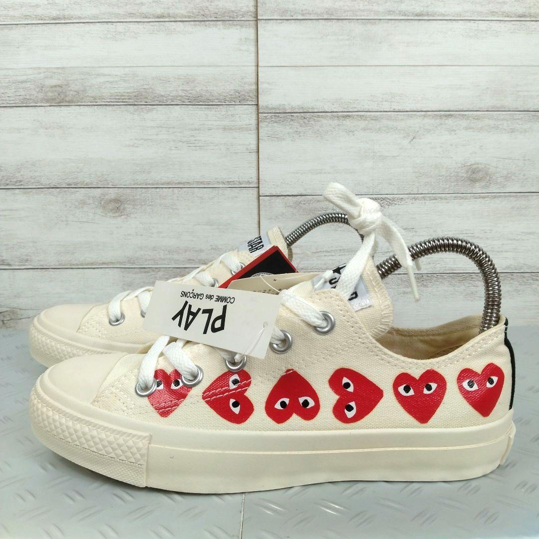 レディース☆新品　コンバース×コムデギャルソン　コラボ　ハート　チャック　23
