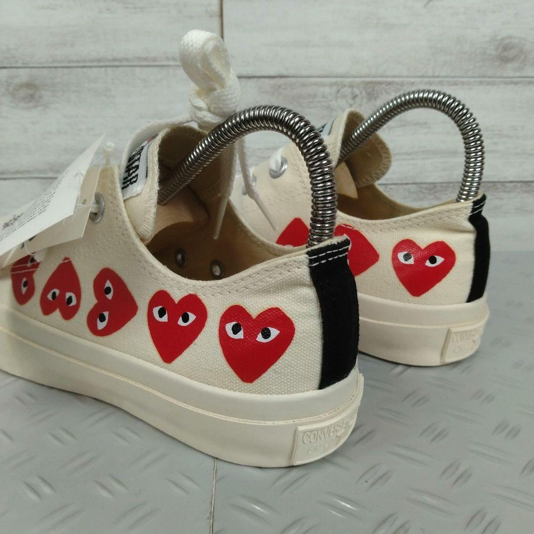 レディース☆新品　コンバース×コムデギャルソン　コラボ　ハート　チャック　23
