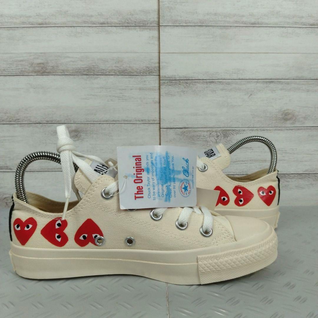 レディース☆新品　コンバース×コムデギャルソン　コラボ　ハート　チャック　23