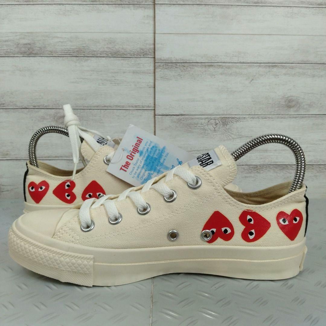 レディース☆新品　コンバース×コムデギャルソン　コラボ　ハート　チャック　23