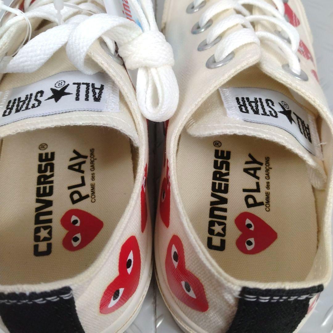 レディース☆新品　コンバース×コムデギャルソン　コラボ　ハート　チャック　23