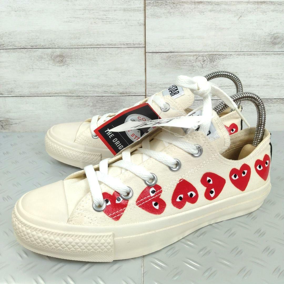 レディース☆新品　コンバース×コムデギャルソン　コラボ　ハート　チャック　23