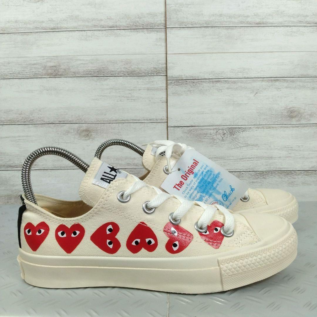 レディース☆新品　コンバース×コムデギャルソン　コラボ　ハート　チャック　23