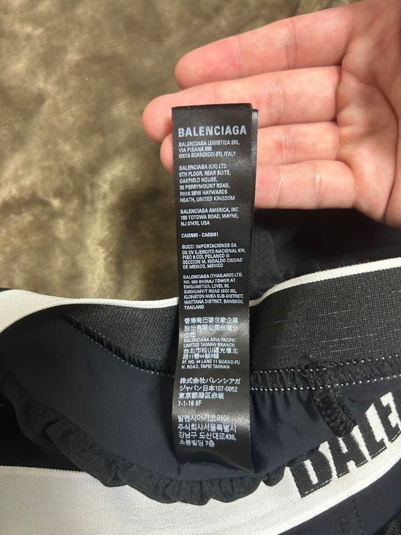 ＜希少＞即日発送！BALENCIAGA swimwearレイヤードショーツ